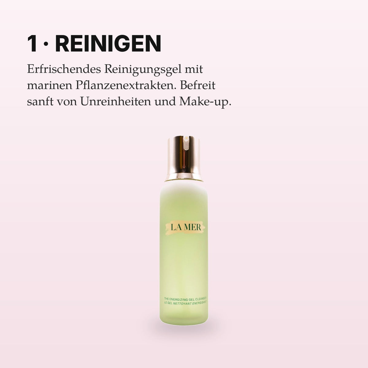 La Mer Energizing Gel Cleanser Anwendung