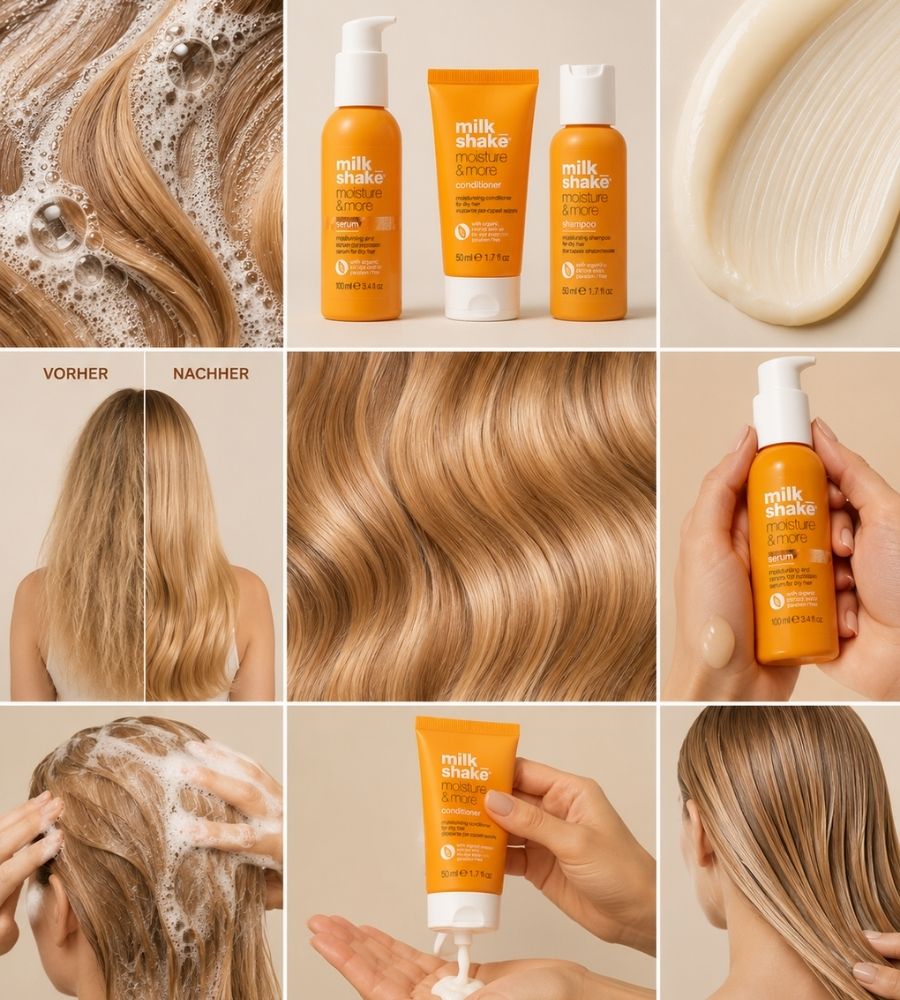 Moisture & More – Komplette Pflegeroutine für trockenes Haar