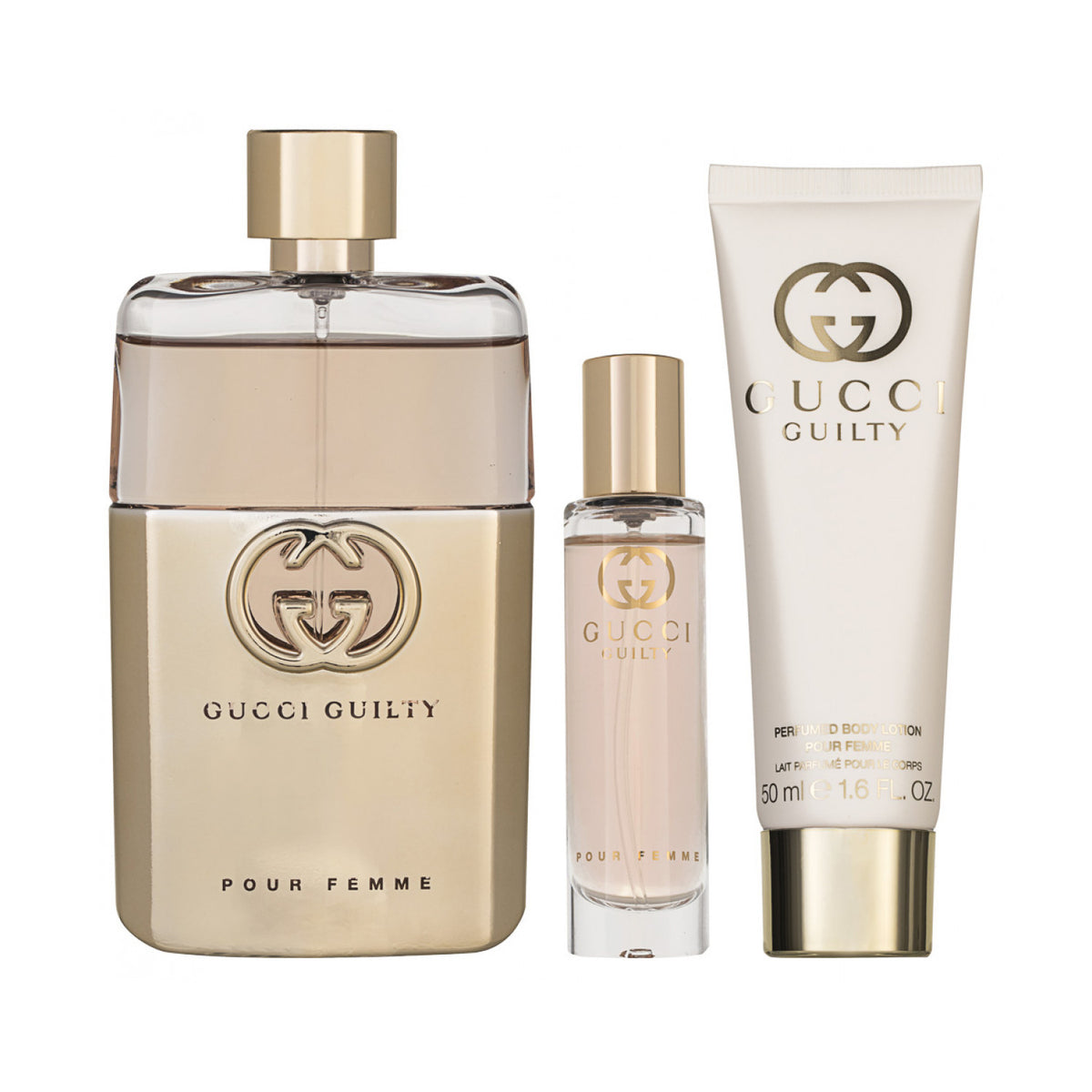 Gucci Guilty Pour Femme Eau de Parfum Set 90 ml + 15 ml + 50 ml Körperlotion
