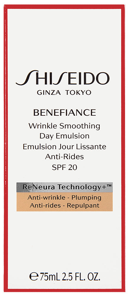 Shiseido Benefiance Wrinkle Smoothing Day Gesichtsemulsion 75 ml