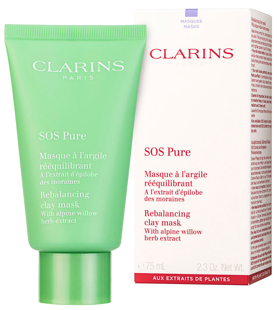 Clarins SOS Pure Rebalancing Clay Gesichtsmaske 75 ml
