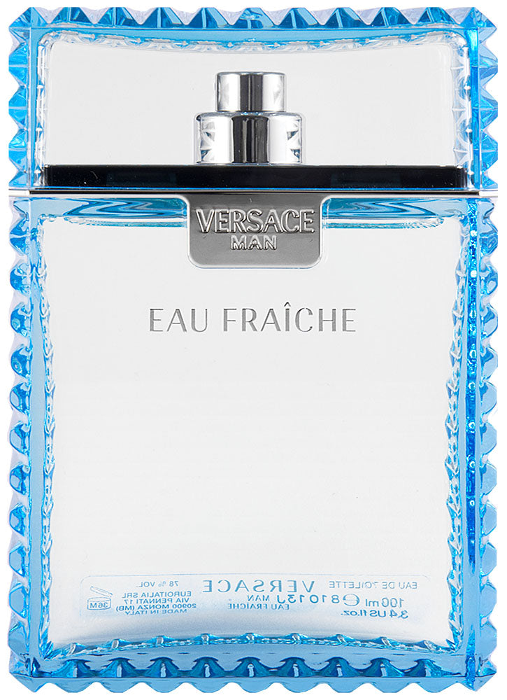 Versace Man Eau Fraiche Eau de Toilette Set 100 ml + 5 ml + 150 ml Duschgel