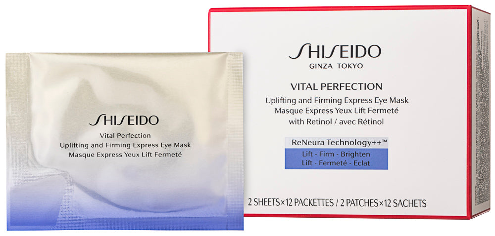 Shiseido Vital Perfection Uplifting and Firming Express Augenmaske 12 x 2 Stück