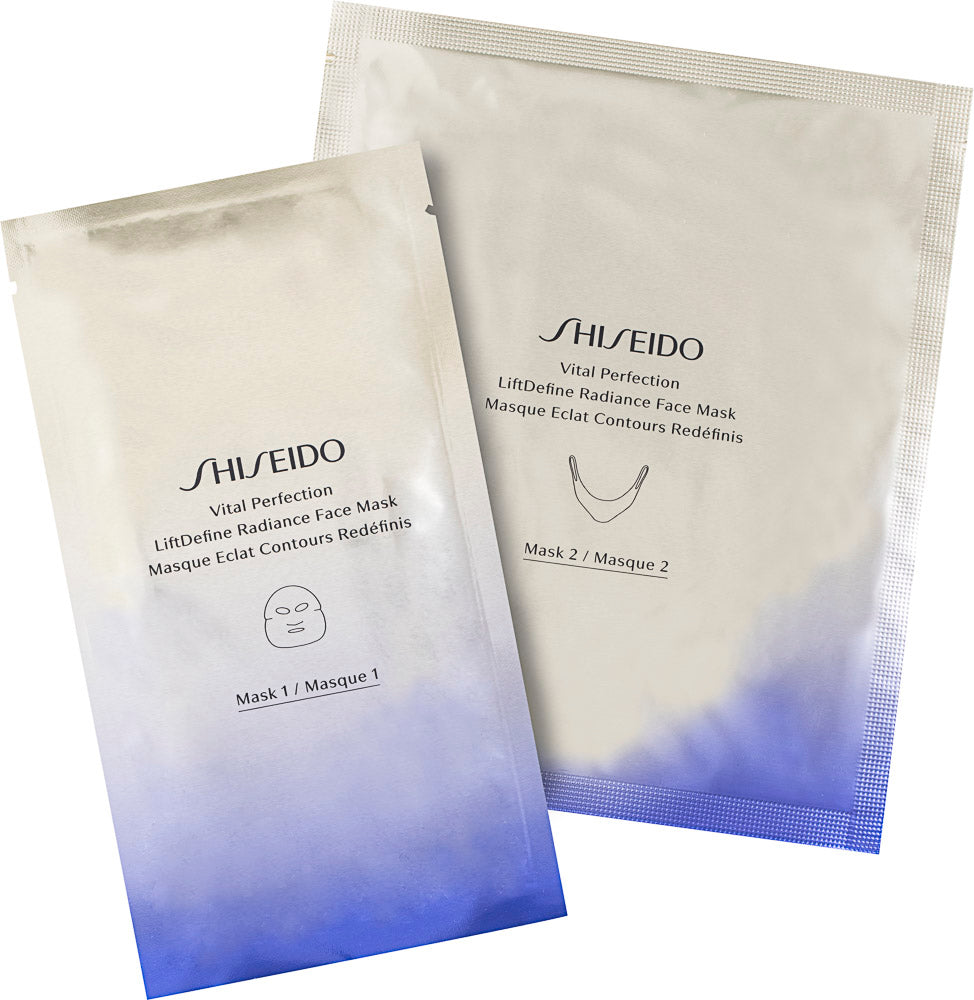Shiseido Vital Perfection LiftDefine Radiance Face Gesichtsmaske 6 Stk.