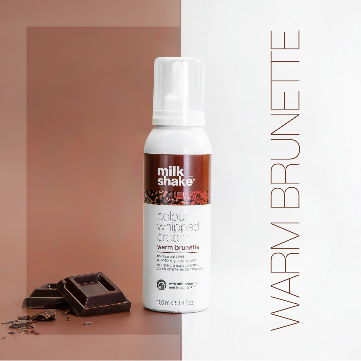 Milk Shake Colour Whipped Cream 100 ml / Warm Brunette