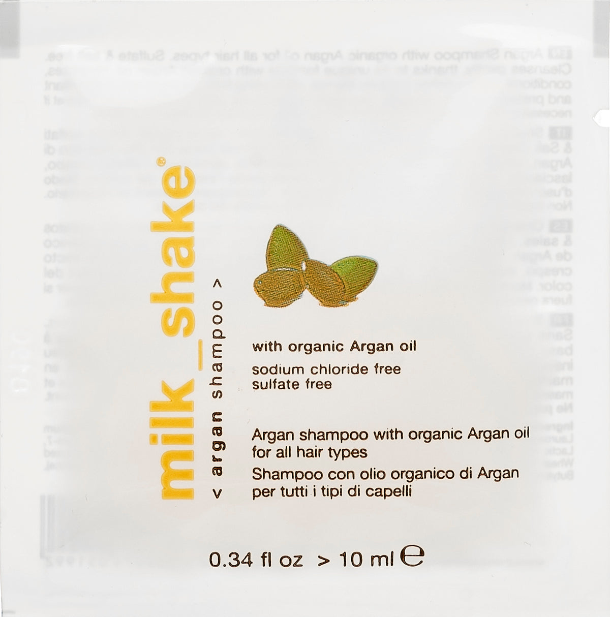 Milk Shake Argan Shampoo 10 ml