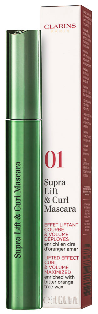 Clarins Supra Luft & Curl Mascara 8 ml / 01 Intense Black