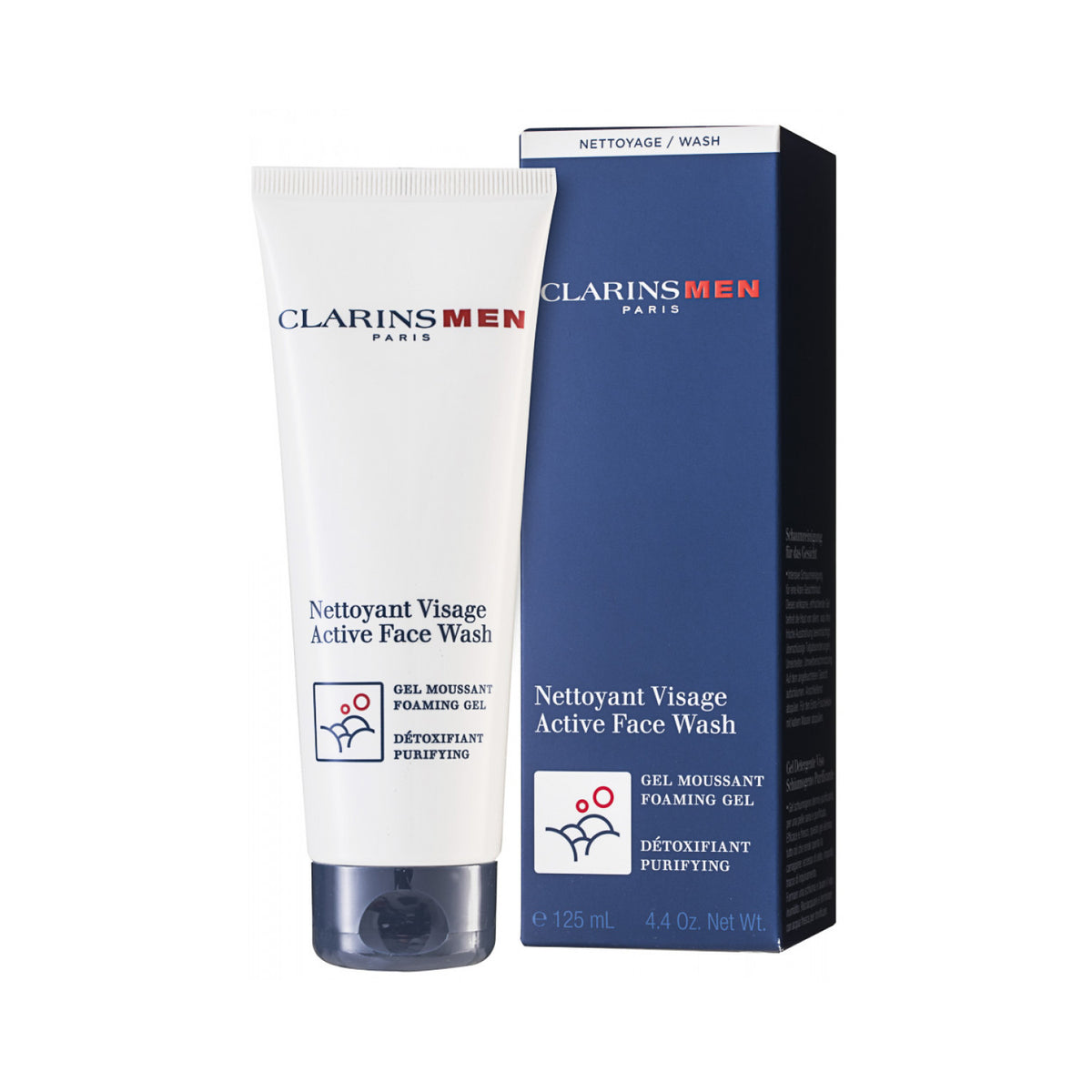 Clarins Men Nettoyant Visage Active Face Wash Reinigungsgel 125 ml