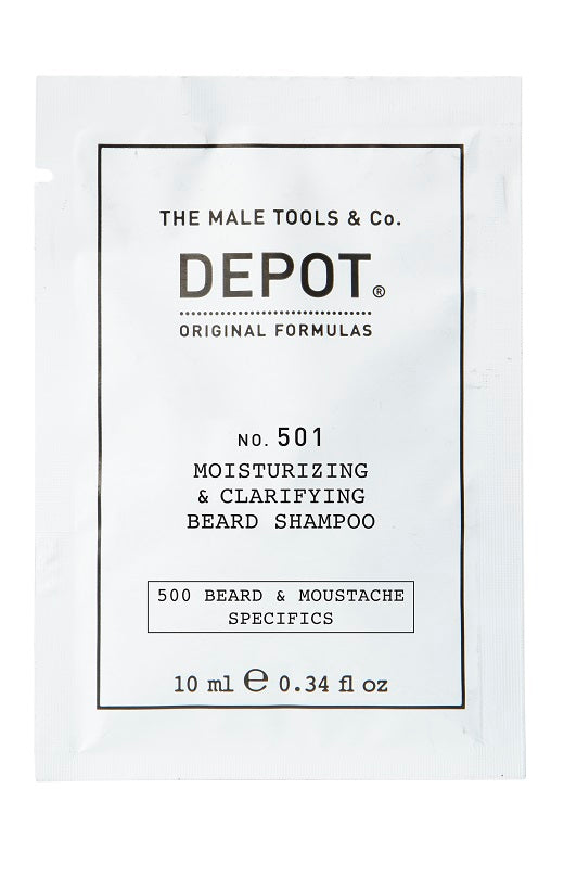Depot No. 501 Moisturizing & Clarifying Beard Shampoo 10 ml