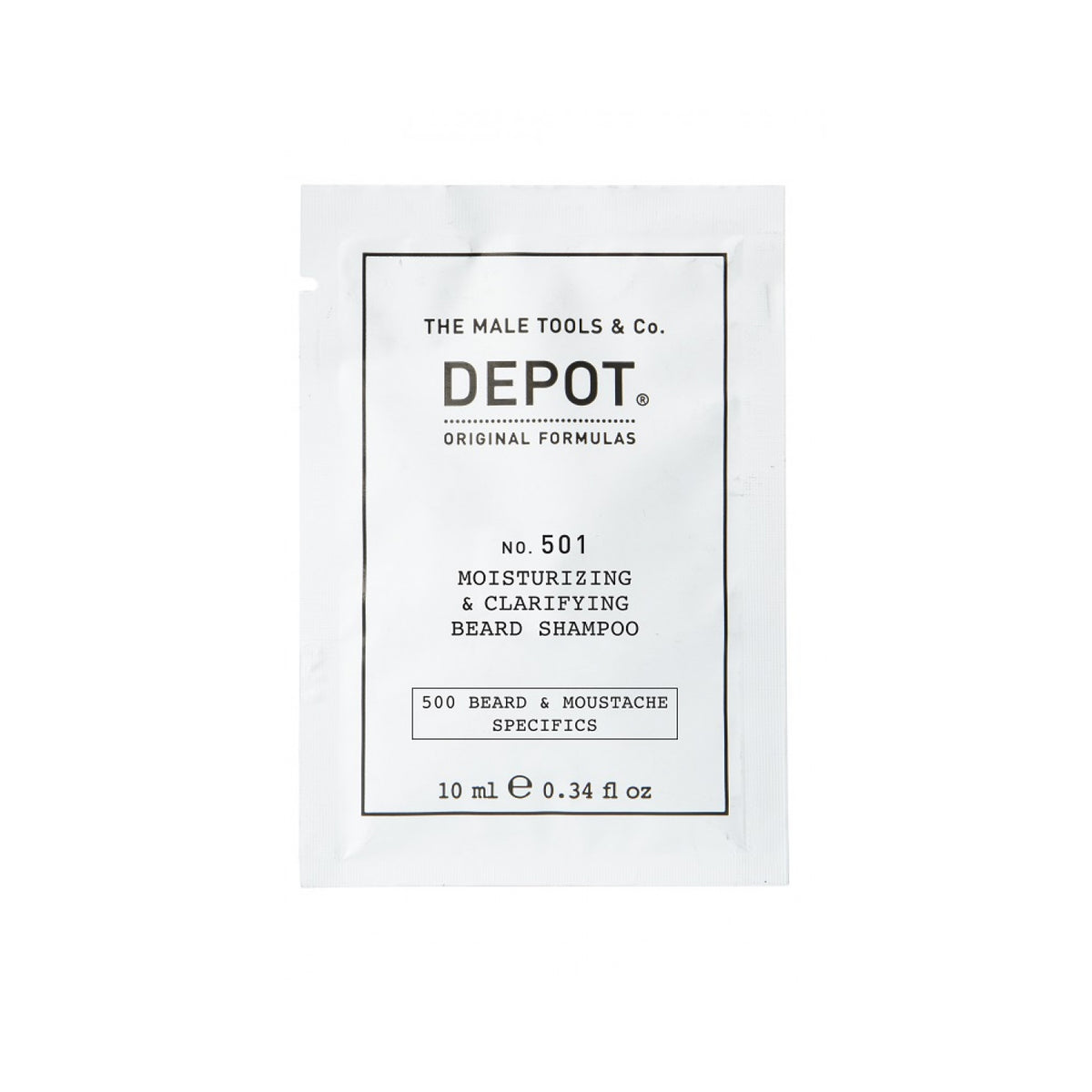 Depot No. 501 Moisturizing & Clarifying Beard Shampoo 10 ml