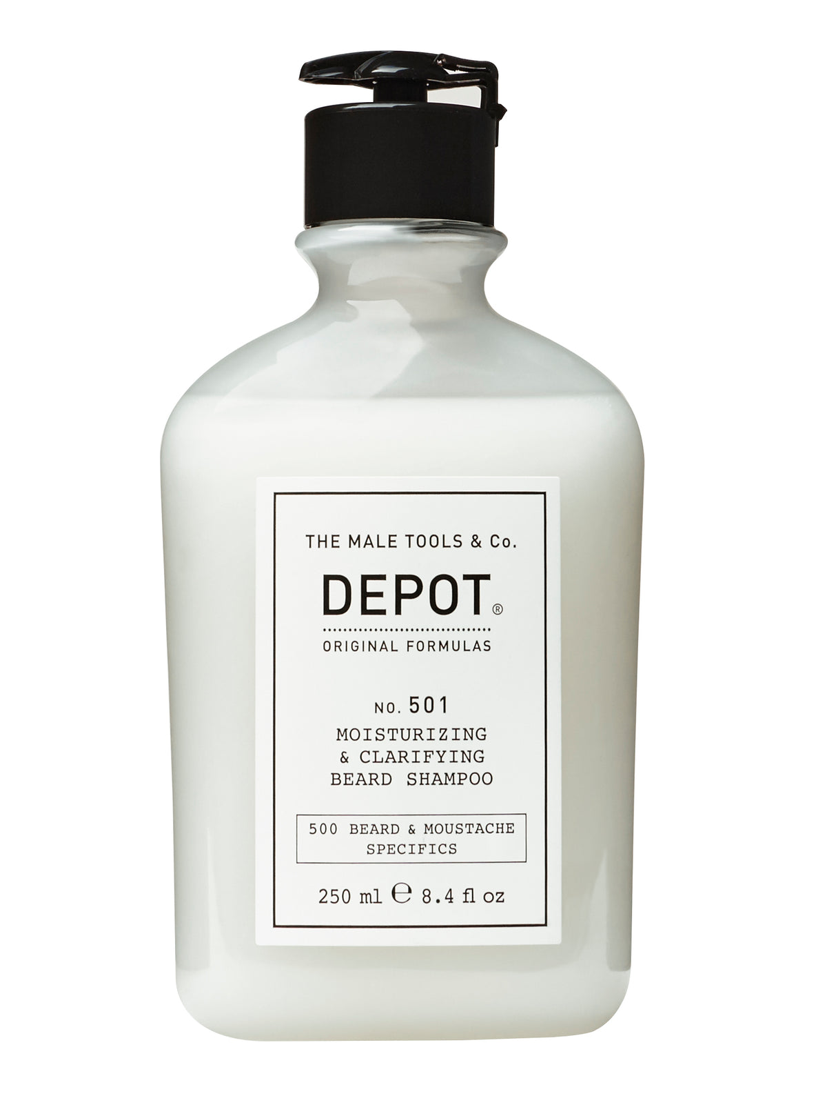 Depot No. 501 Moisturizing & Clarifying Beard Shampoo 250 ml