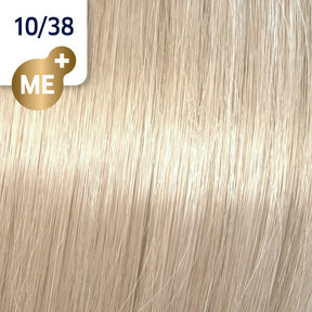 Wella Professionals Koleston Perfect Me+ Rich Naturals Haarfarbe 60 ml / 10/38 Hell-lichtblond Gold-perl