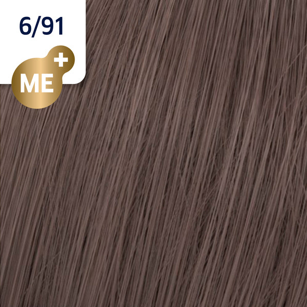 Wella Professionals Koleston Perfect Me+ Rich Naturals Haarfarbe 60 ml / 6/91 Dunkelblond Cendré-asch