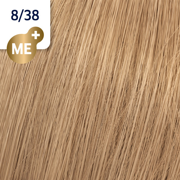 Wella Professionals Koleston Perfect Me+ Rich Naturals Haarfarbe 60 ml / 8/38 Hellblond Gold-perl