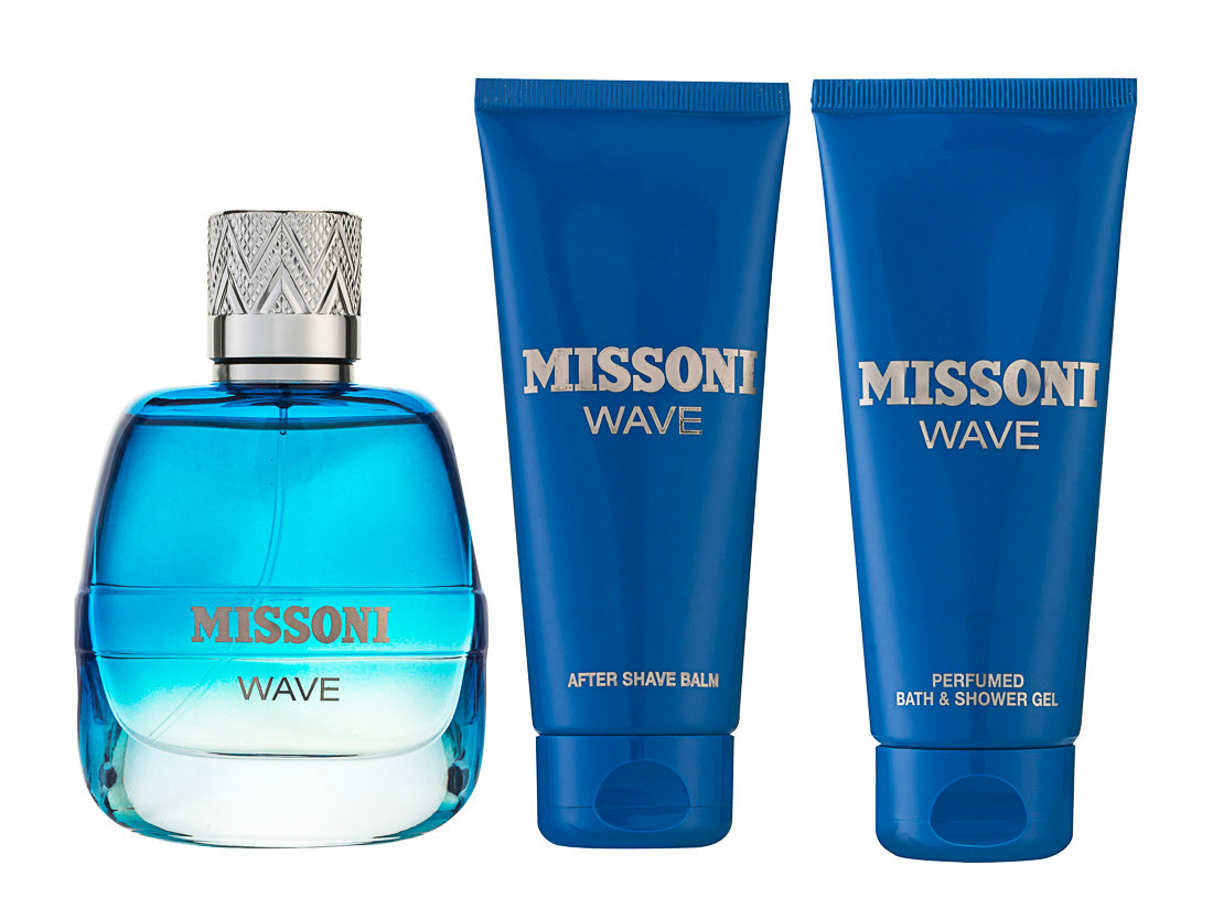 Missoni Missoni Wave Eau de Toilette Set 100 ml + 100 ml Duschgel + 100 ml After Shave Balm