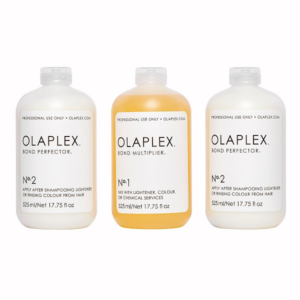 Olaplex Salon Intro Kit Haarpflegeset Set 1 x 525 ml No. 1 Bond Multiplier + 2 x 525 ml No. 2 Bond Perfector