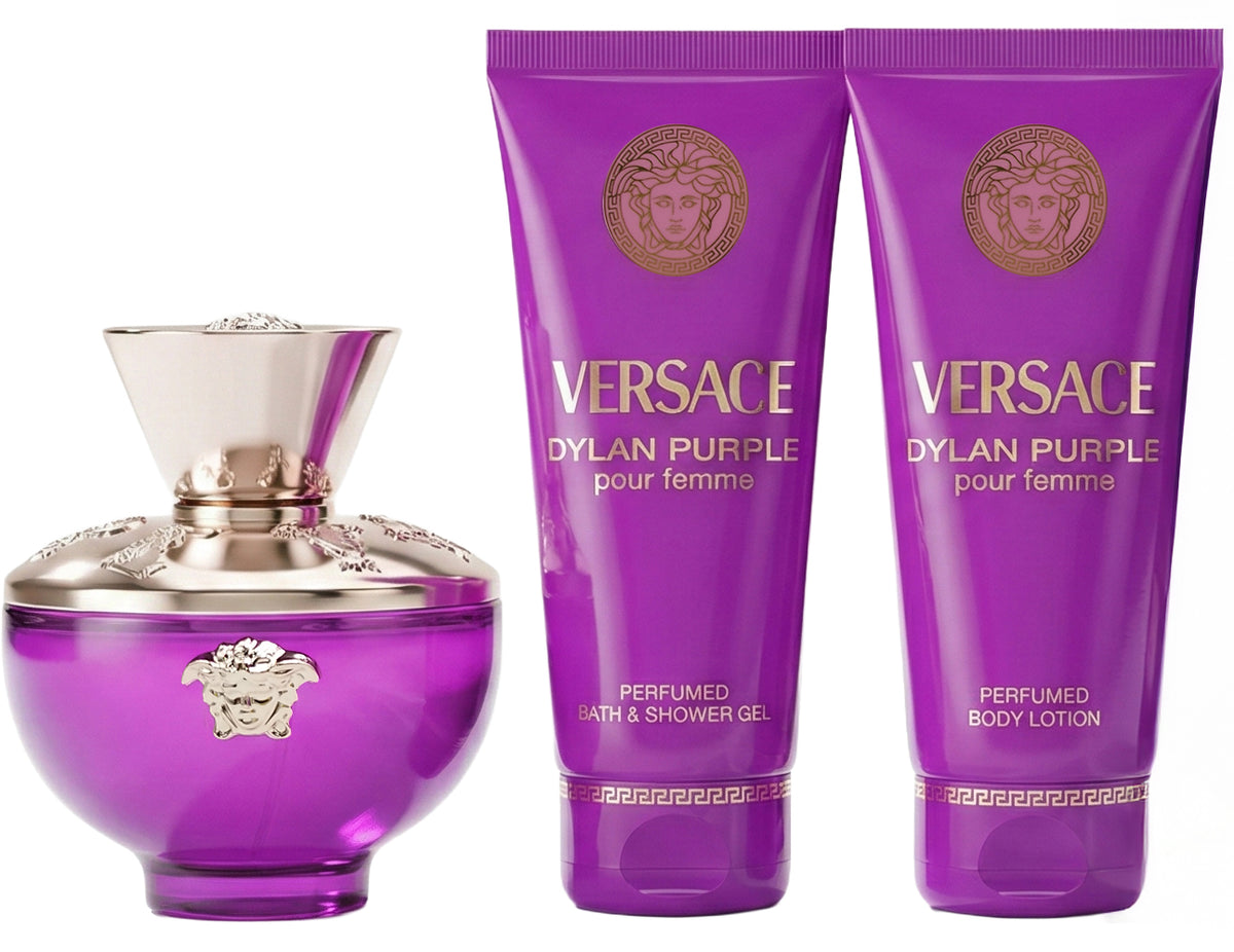 Versace Versace Pour Femme Dylan Purple Eau de Parfum Set 50 ml + 50 ml Körperlotion + 50 ml Duschgel