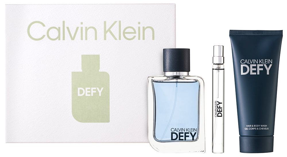 Calvin Klein Defy EDT Geschenkset EDT 100 ml + EDT 10 ml + 100 ml Duschgel