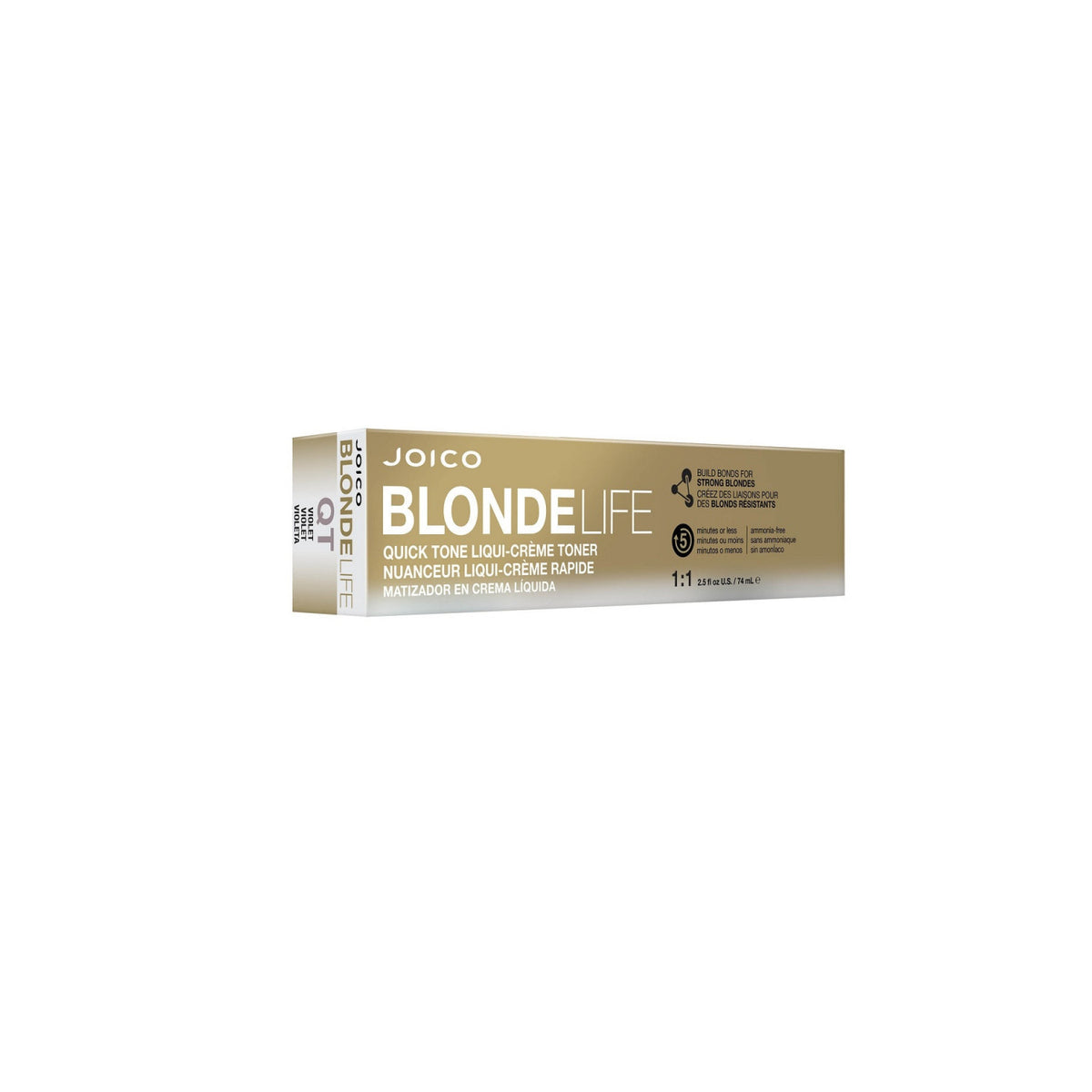JOICO Blonde Life Quick Tone Liqui-Crème Toner Haarfarbe 74 ml / Violet