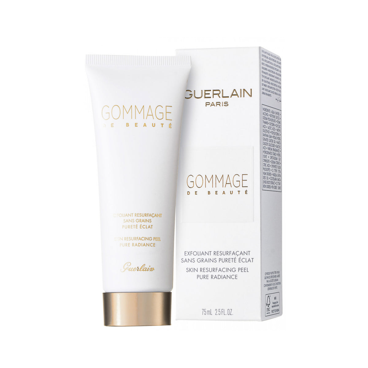 Guerlain Gommage de Beaute Exfoliant Resurfacant Sans Grains Purete Eclat Gesichtspeeling 75 ml