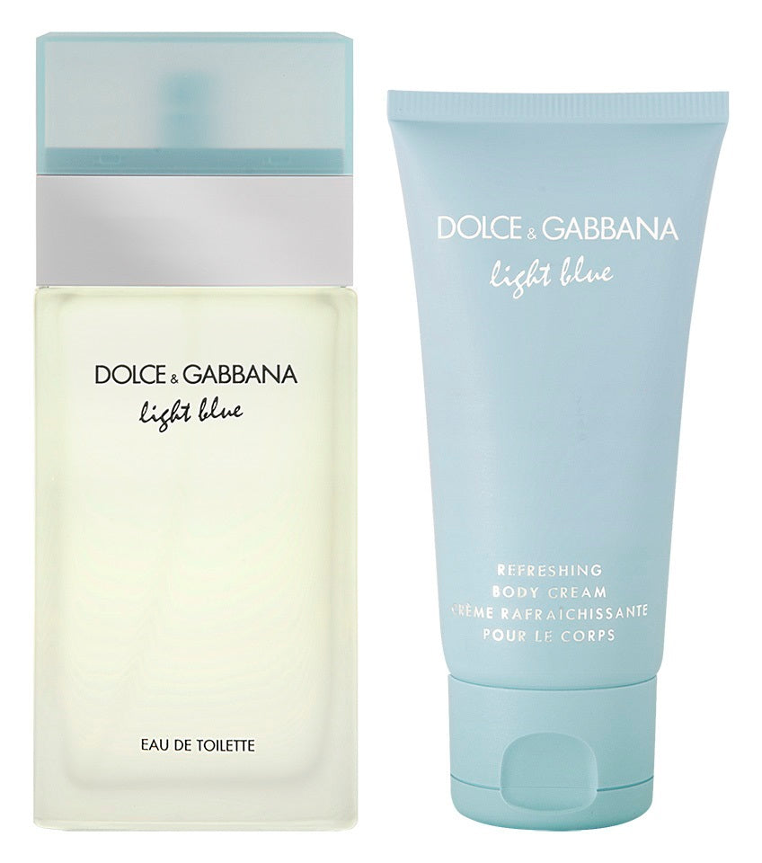 Dolce & Gabbana Light Blue Pour Femme EDT Geschenkset EDT 50 ml + 50 ml Körpercreme