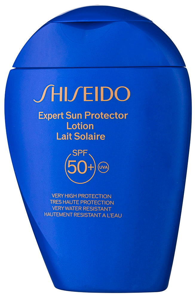Shiseido Expert Sun Protector Face & Body Sonnenlotion SPF 50+ Set 150 ml Expert Sun Protector Face & Body Sonnenlotion SPF 50+ + 75 ml After Sun Intensive Recovery Gesichtsemulsion + 5 ml Expert Sun Protector Gesichtscreme SPF 50+