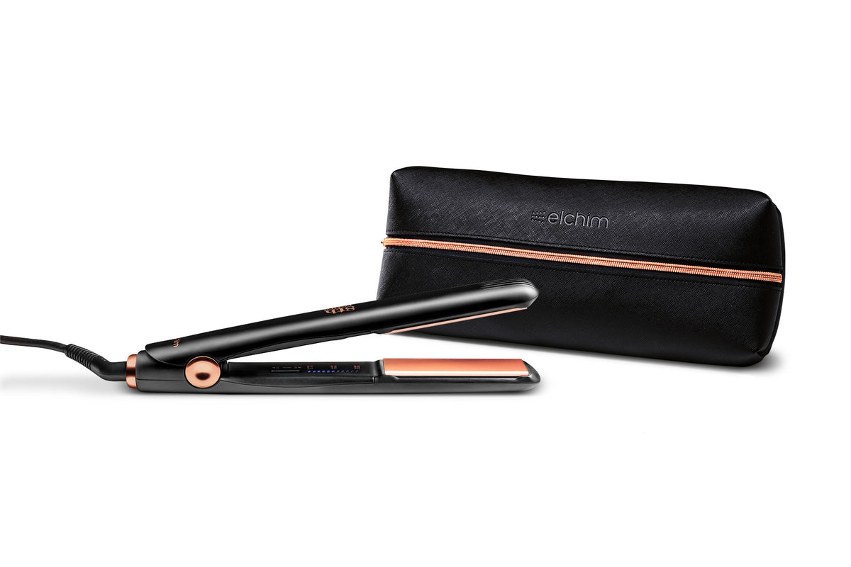 Elchim Milano 8th Sense Glätteisen 1 str. / Black + Tasche