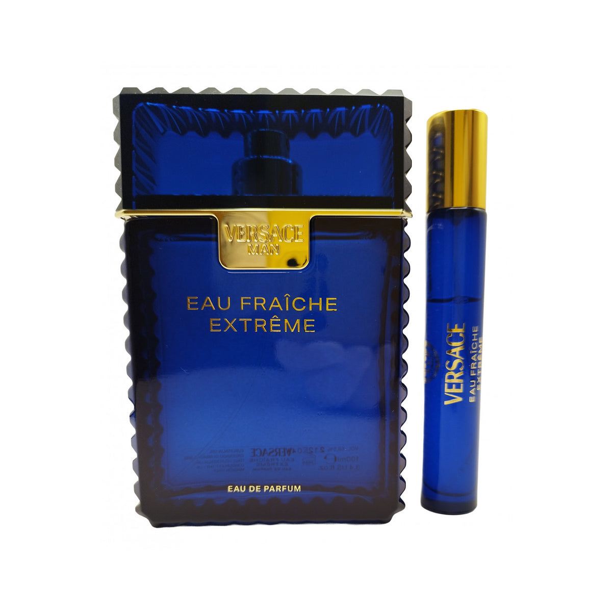 Versace Man Eau Fraiche Extreme Eau de Parfum Set 100 ml + 10 ml + Tasche