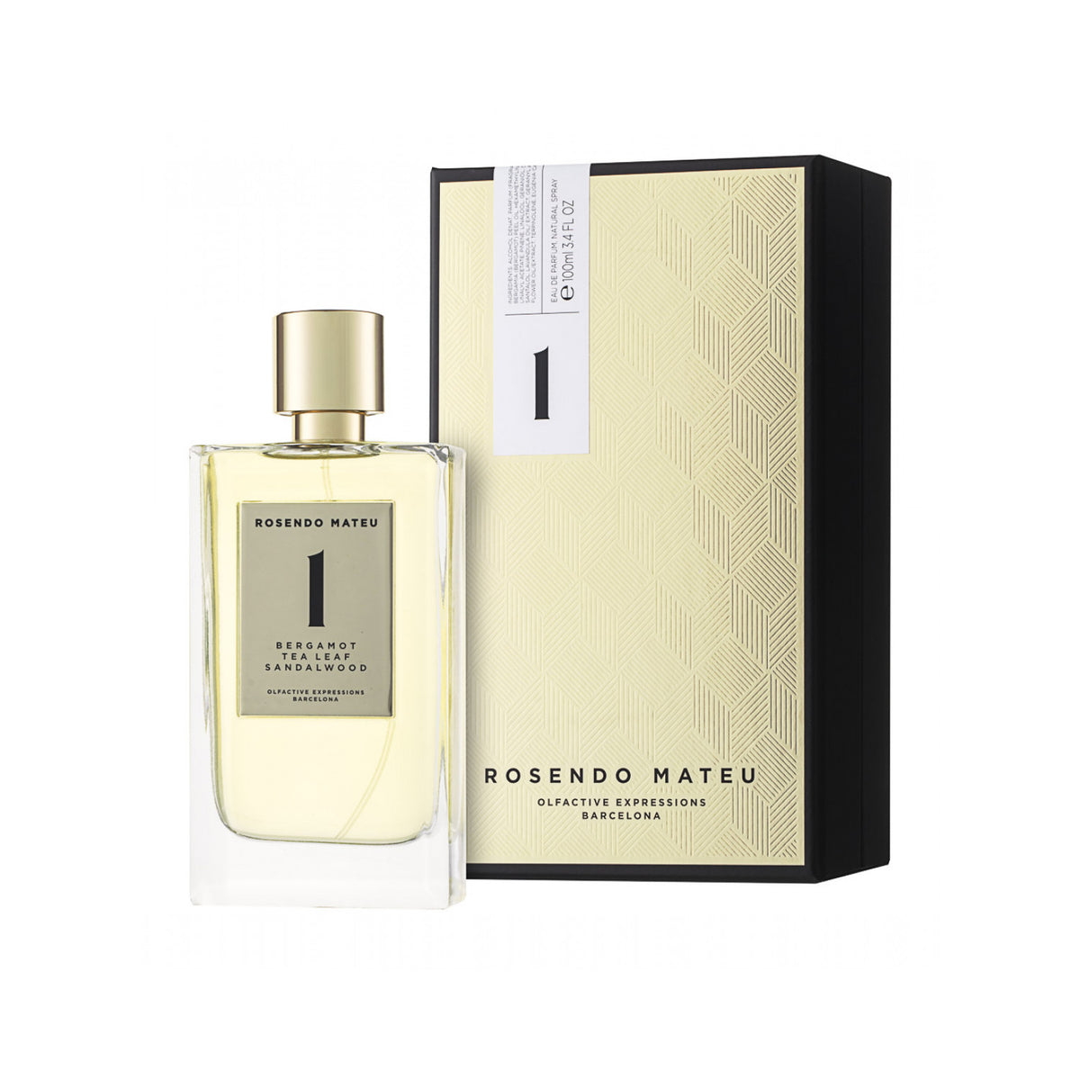 Rosendo Mateu Nº 1 Bergamot, Tea Leaf, Sandalwood Eau de Parfum 100 ml