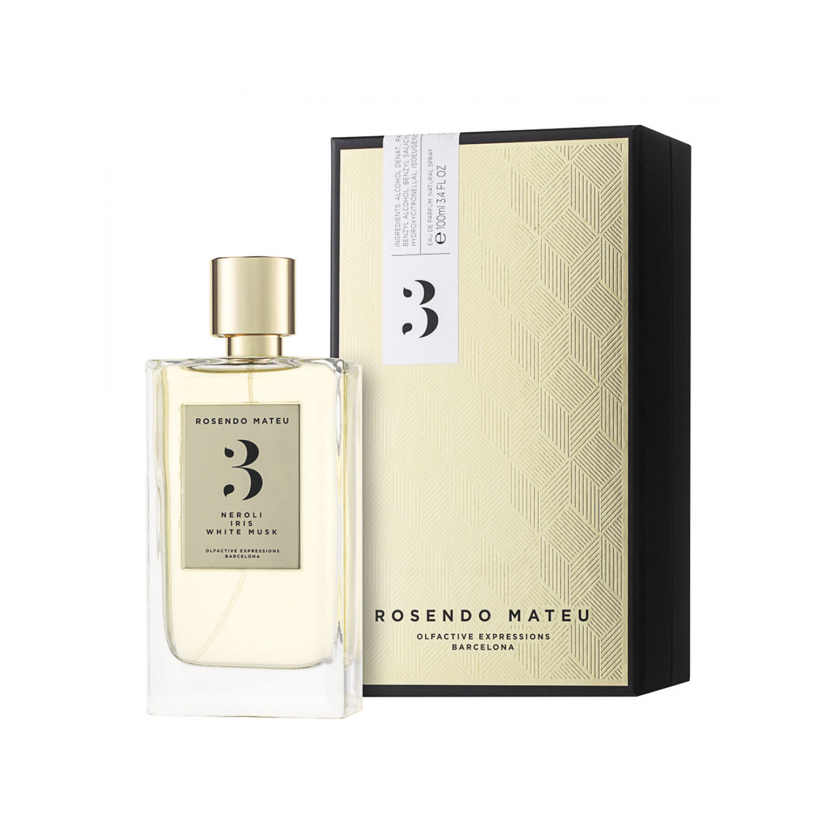 Rosendo Mateu Nº 3 Neroli, Iris, White Musk Eau de Parfum 100 ml