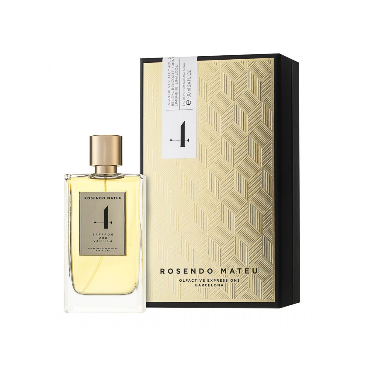 Rosendo Mateu Nº 4 Saffron, Oud, Vanilla Eau de Parfum 100 ml