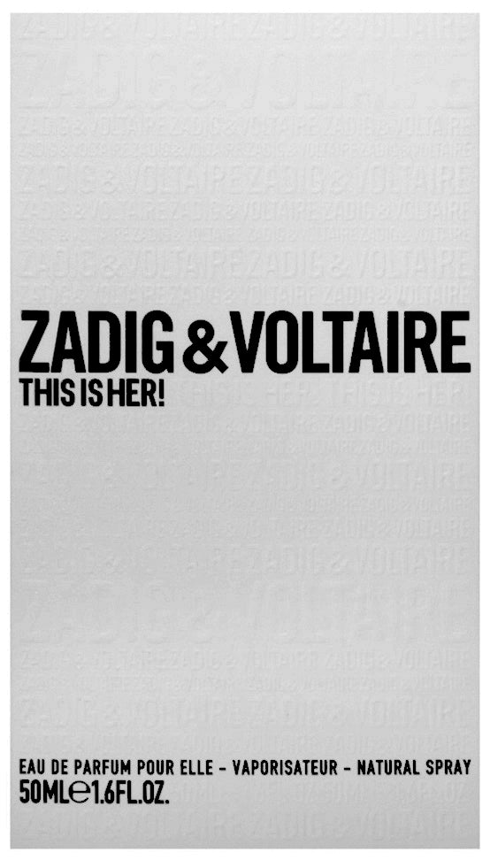 Zadig & Voltaire This is Her! Eau de Parfum 50 ml