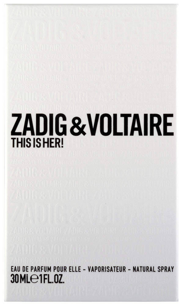 Zadig & Voltaire This is Her! Eau de Parfum 30 ml