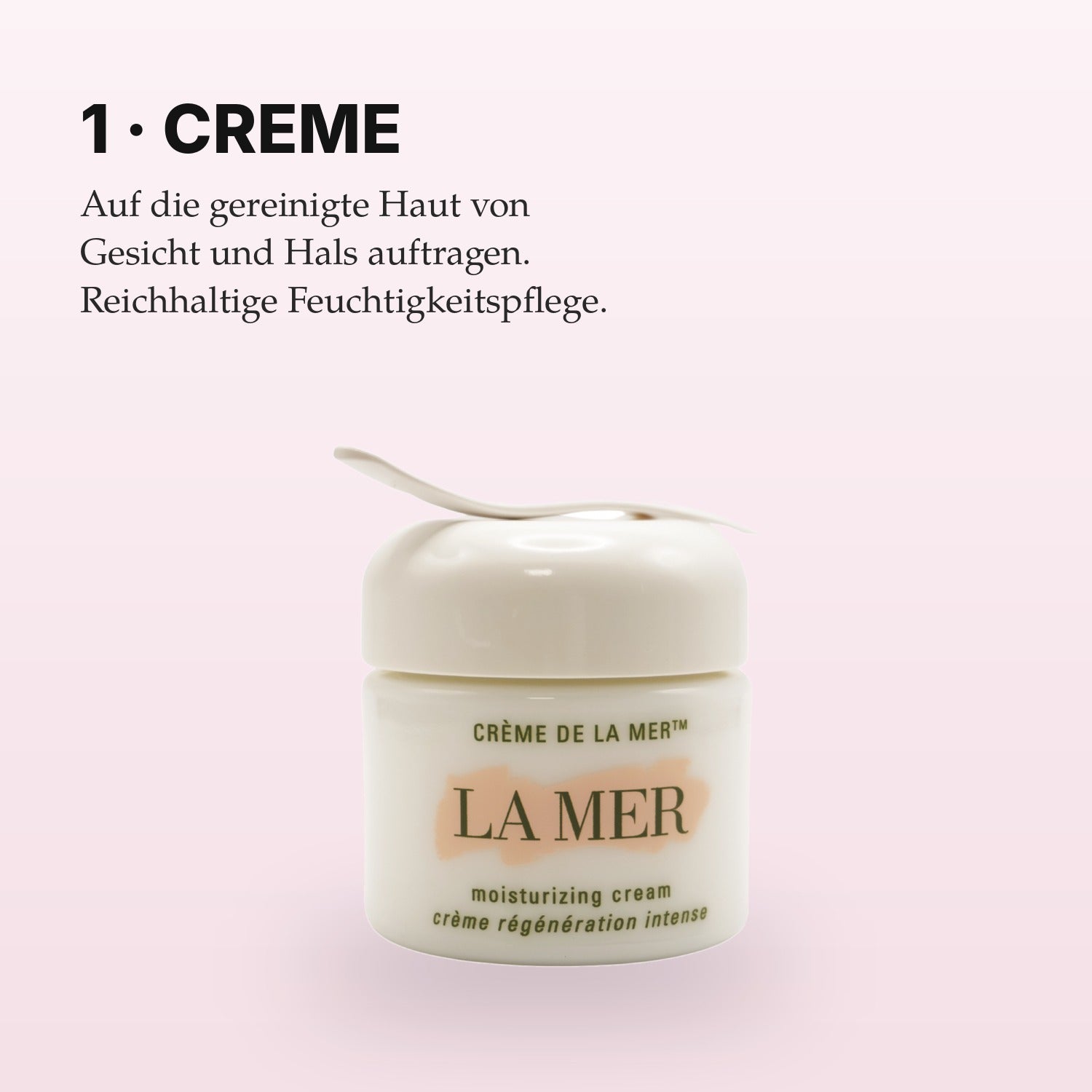 La Mer The Moisturizing Creme Anwendung