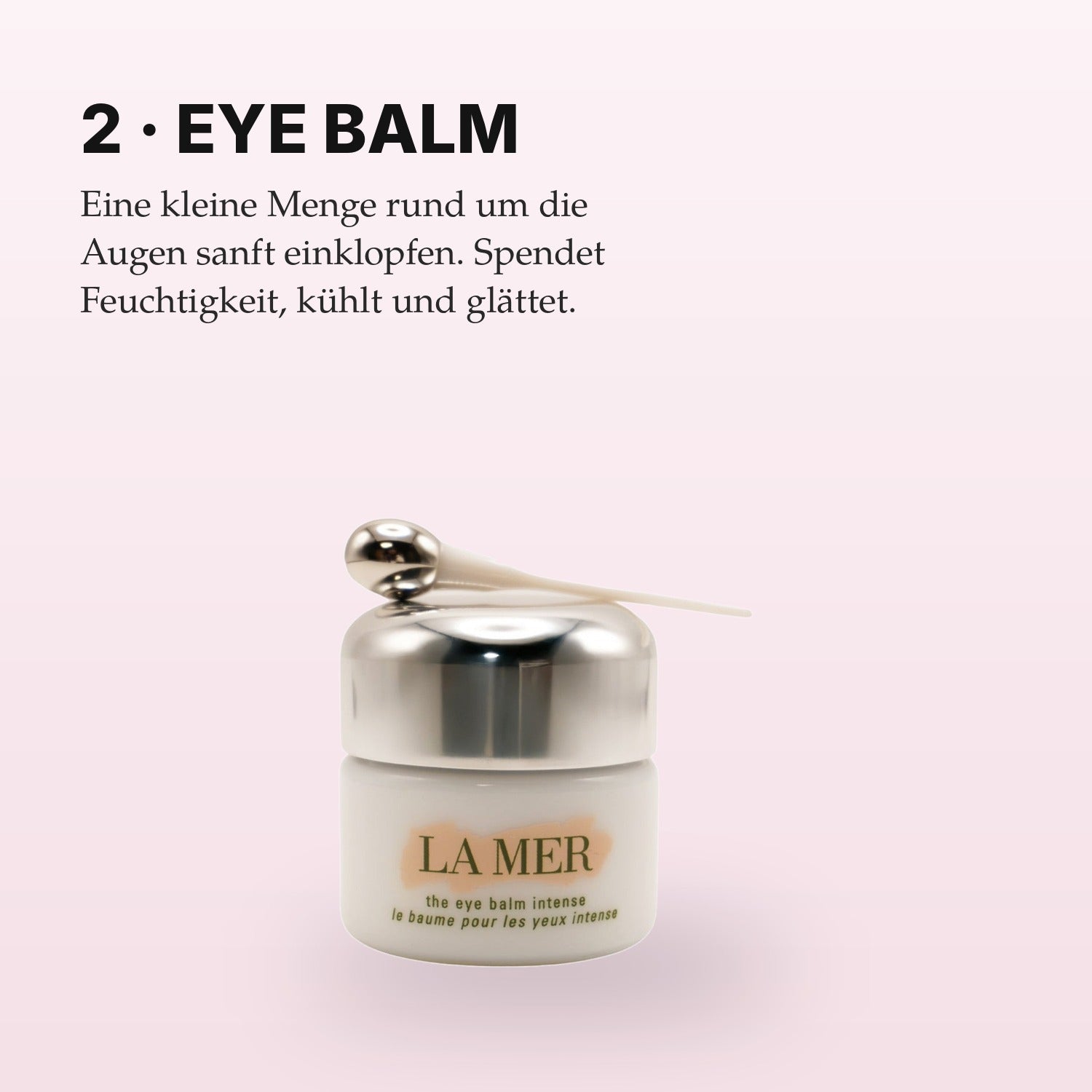La Mer The Eye Balm Intense Anwendung
