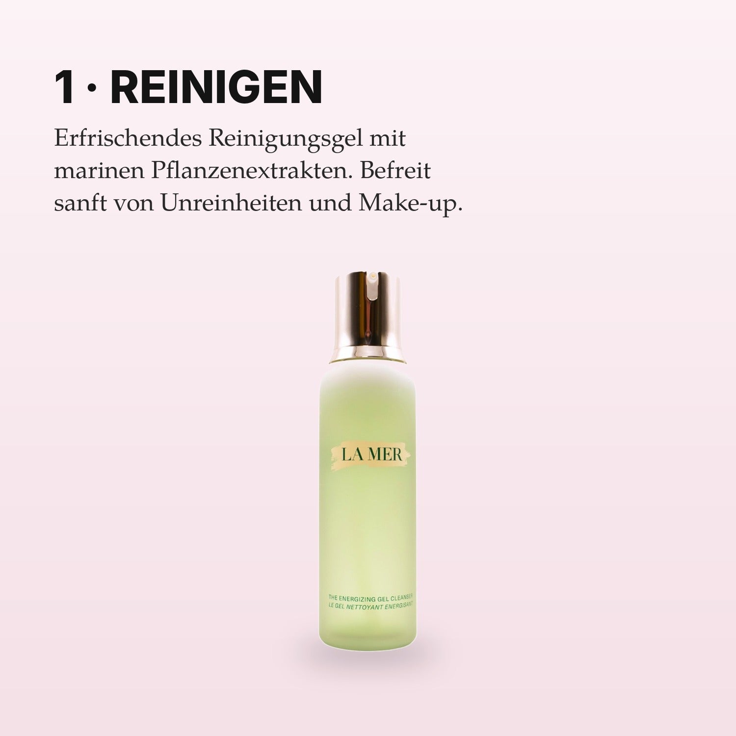 La Mer Energizing Gel Cleanser Anwendung