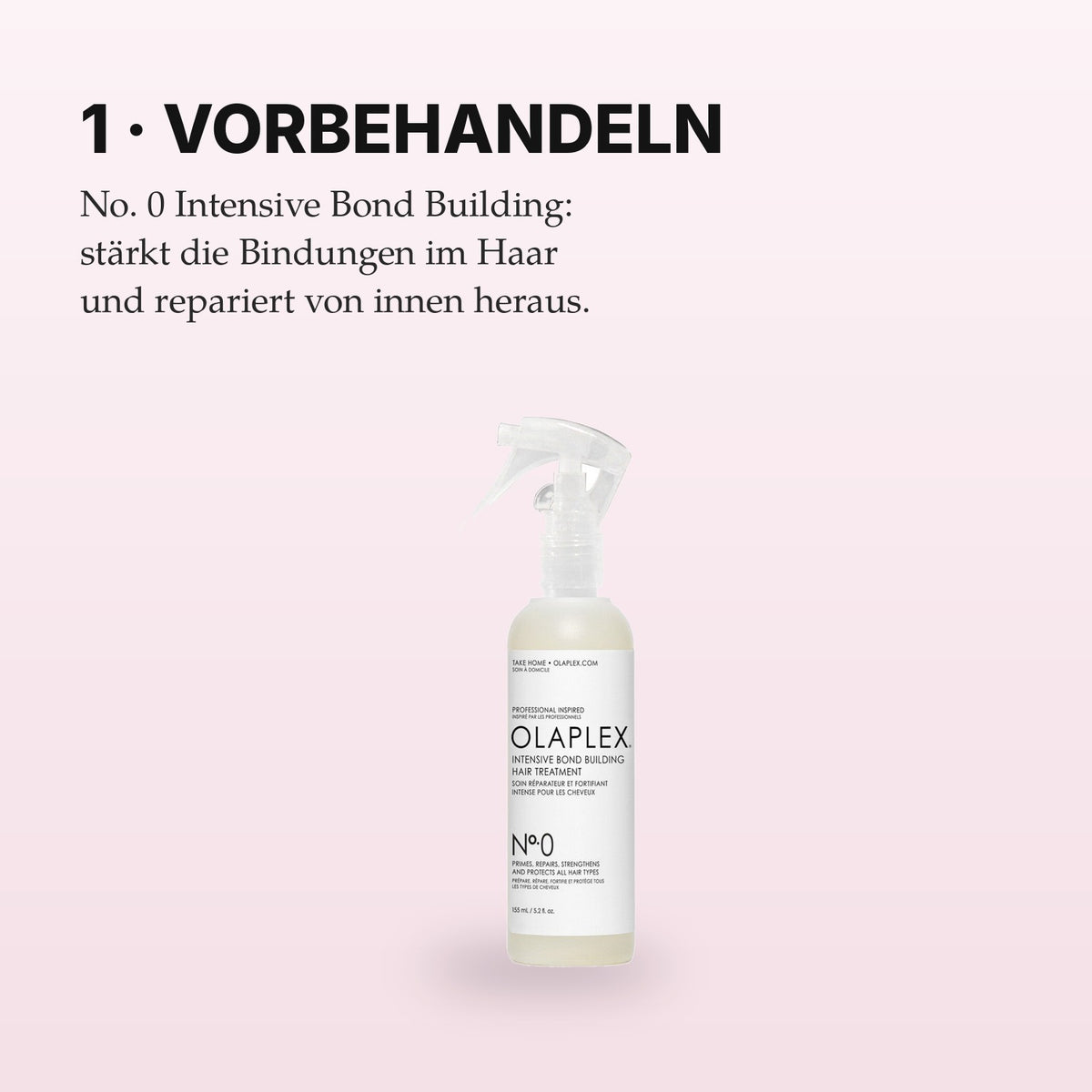 Olaplex No. 0 Anwendung