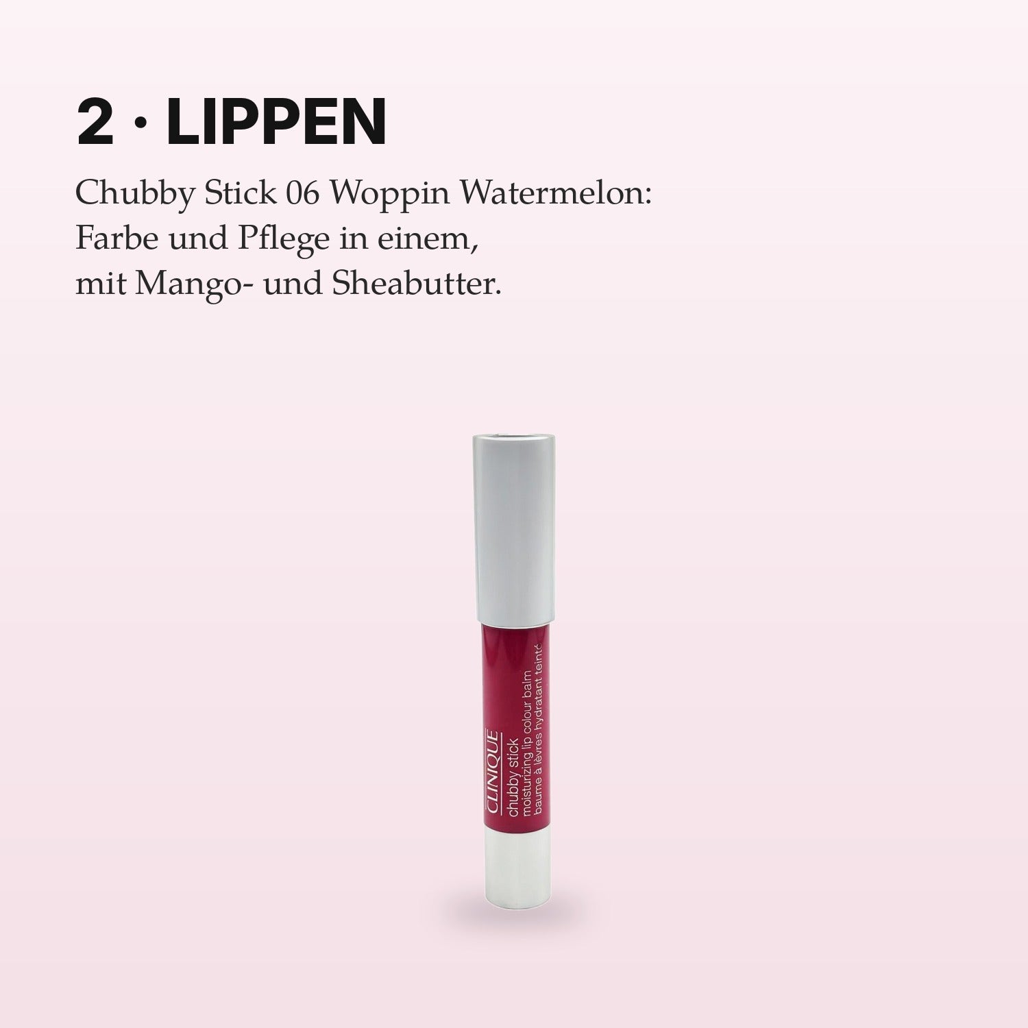 Clinique Chubby Stick Anwendung