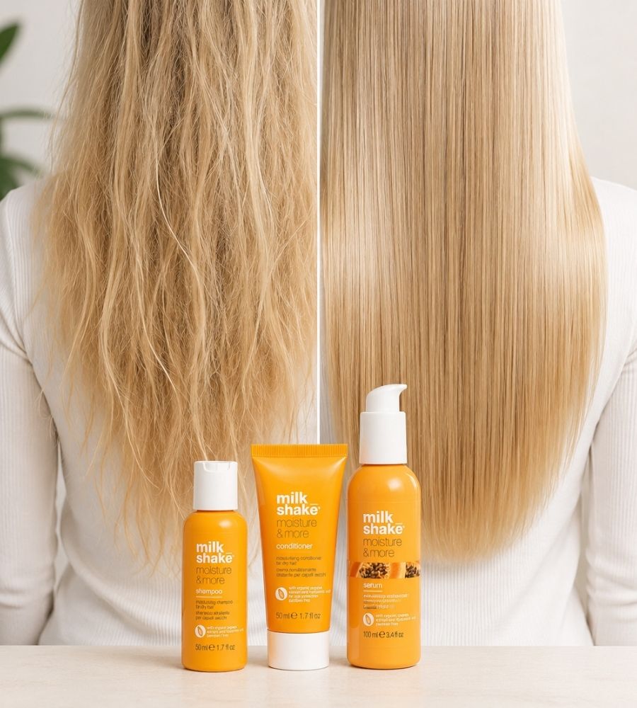 Moisture & More – Komplette Pflegeroutine für trockenes Haar