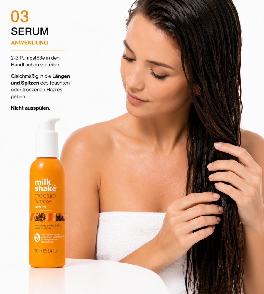 Moisture & More – Komplette Pflegeroutine für trockenes Haar