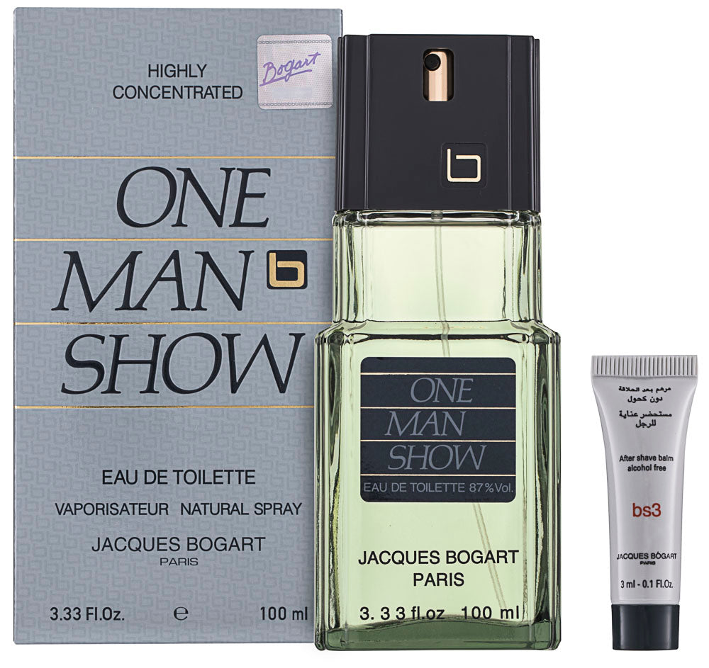 Jacques Bogart One Man Show Eau de Toilette Set 100 ml + 3 ml After Shave Balm