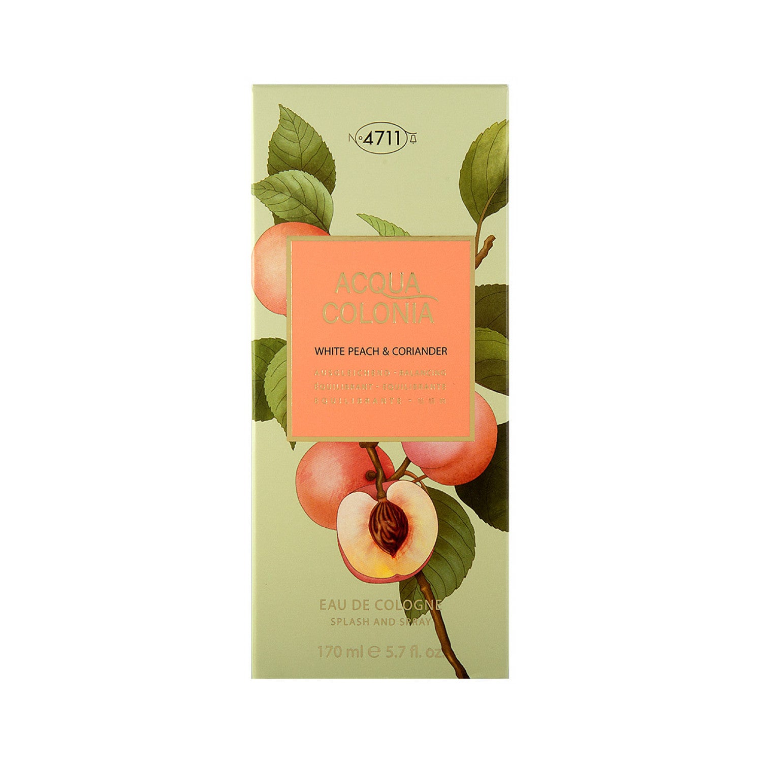 4711 Acqua Colonia White Peach & Coriander Eau de Cologne 170 ml