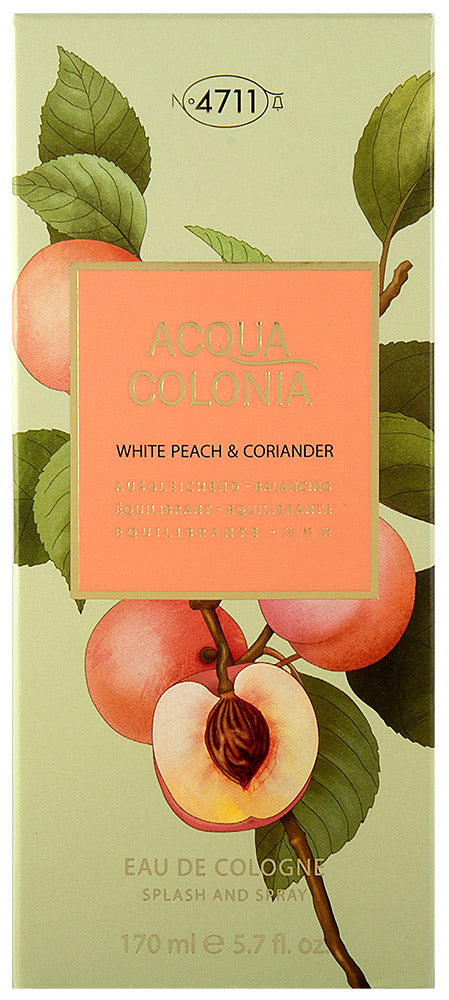 4711 Acqua Colonia White Peach & Coriander Eau de Cologne 170 ml