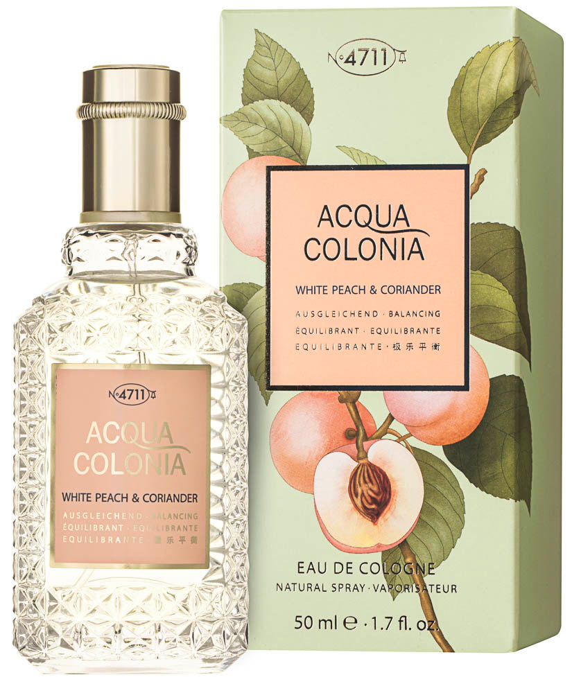 4711 Acqua Colonia White Peach & Coriander Eau de Cologne 50 ml