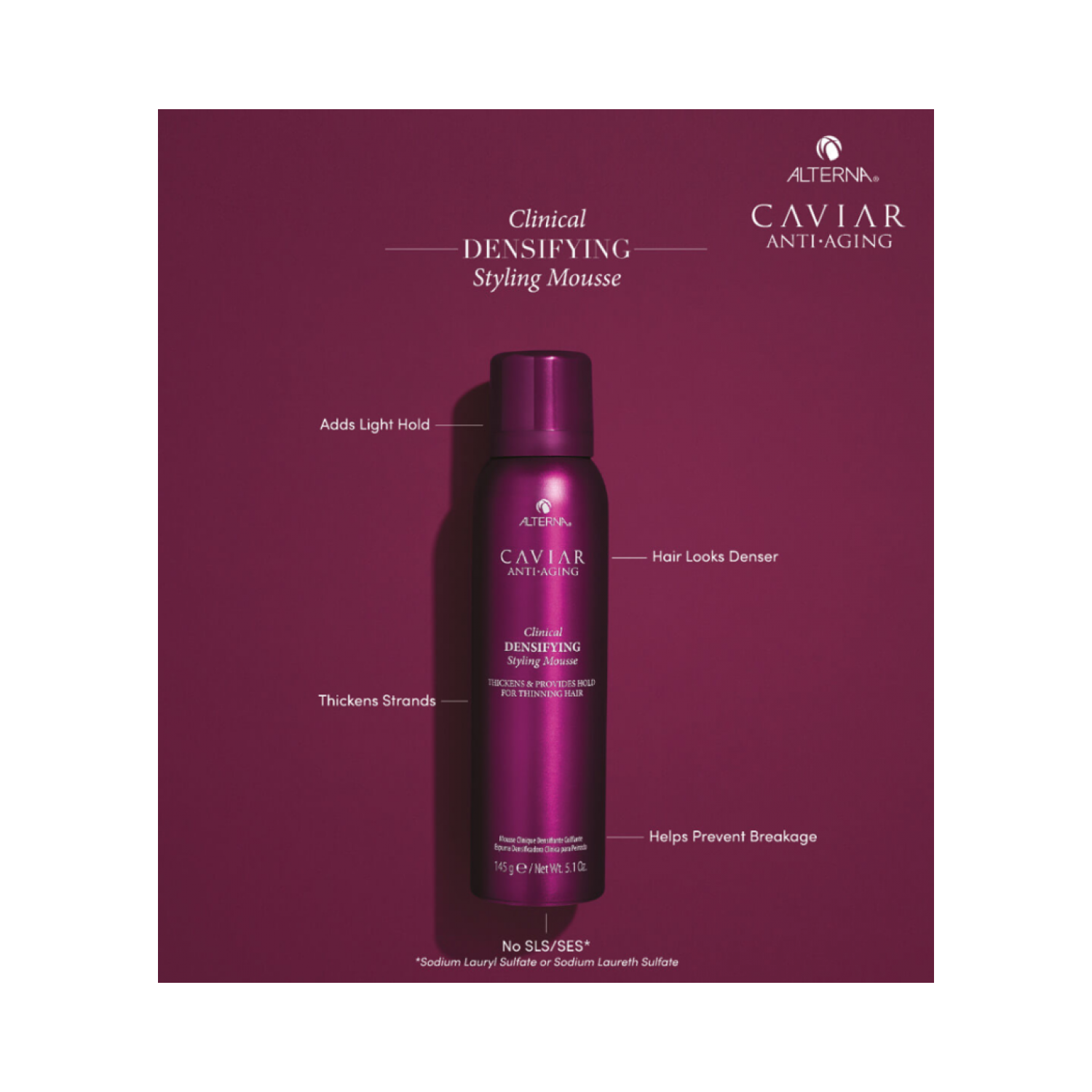 Alterna Caviar Anti-Aging Clinical Densifying Styling Mousse