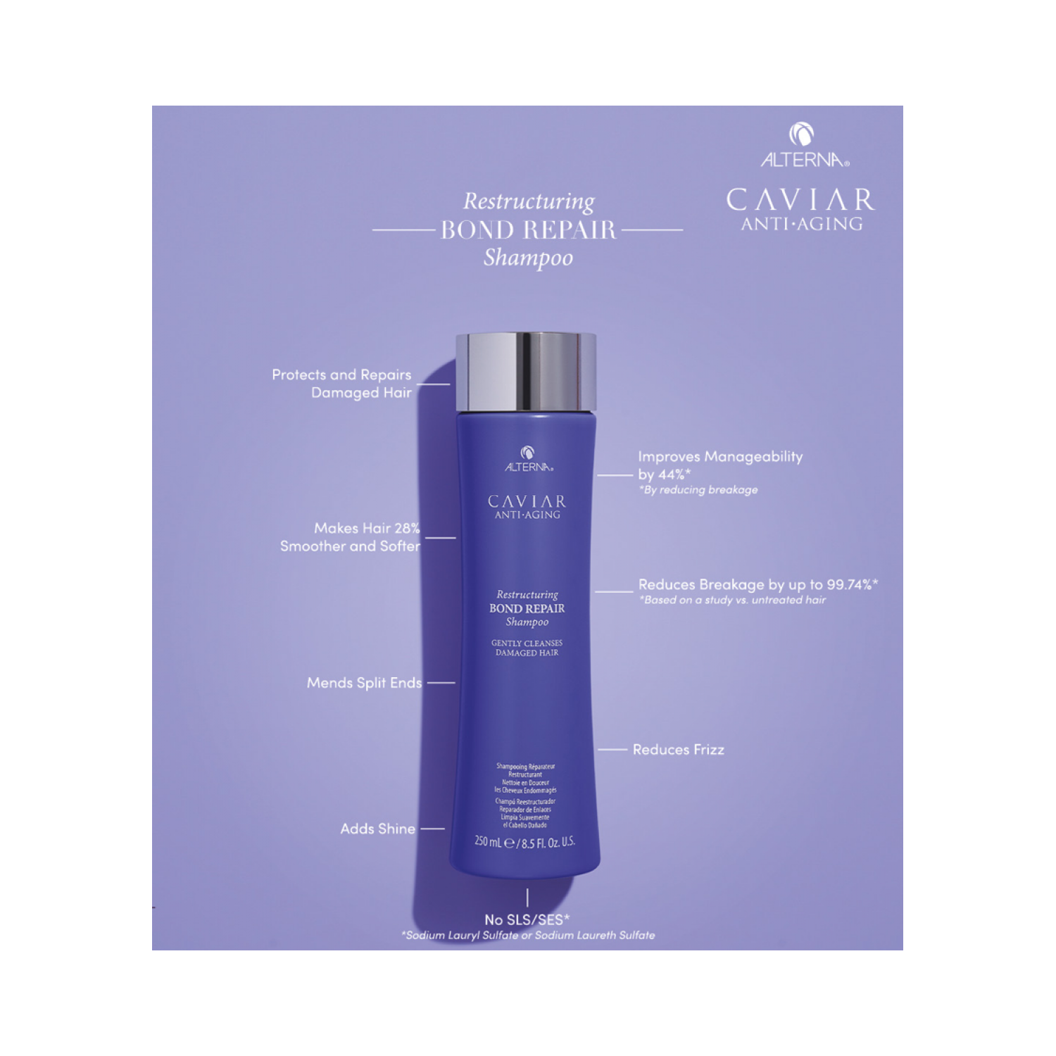 Alterna Caviar Anti-Aging Restructuring Bond Repair Shampoo