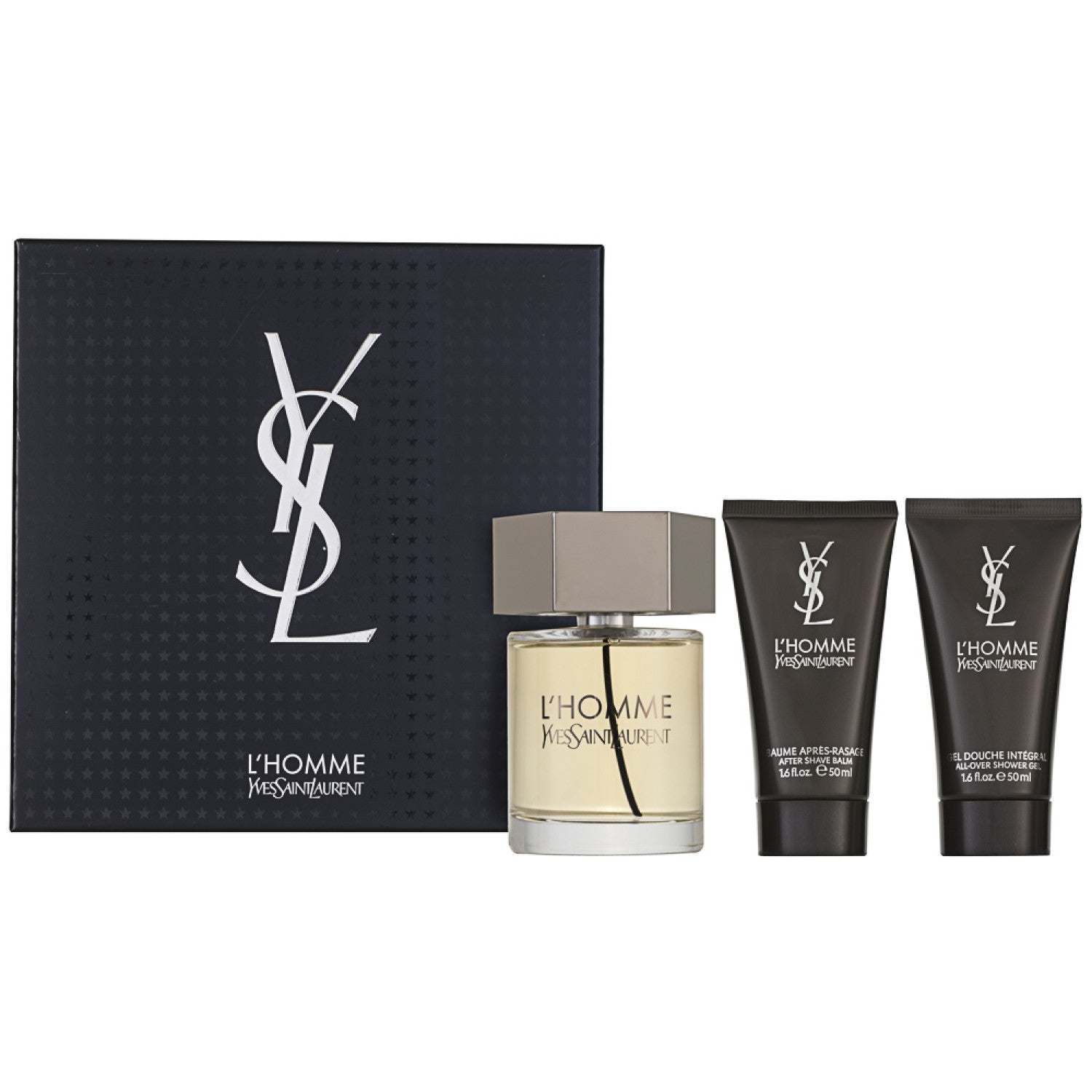 Yves Saint Laurent L`Homme Eau de Toilette Set 100 ml + 50 ml Aftershave Balm + 50 ml Duschgel