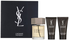 Yves Saint Laurent L`Homme Eau de Toilette Set 100 ml + 50 ml Aftershave Balm + 50 ml Duschgel