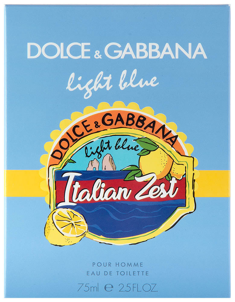Dolce & Gabbana Light Blue Italian Zest pour Homme Eau de Toilette 75 ml