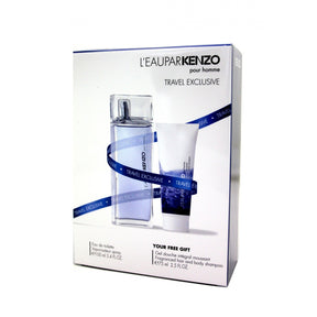 Kenzo L`Eau Par Kenzo Pour Homme Eau de Toilette Set 100 ml + 75 ml Duschgel Travel Edition